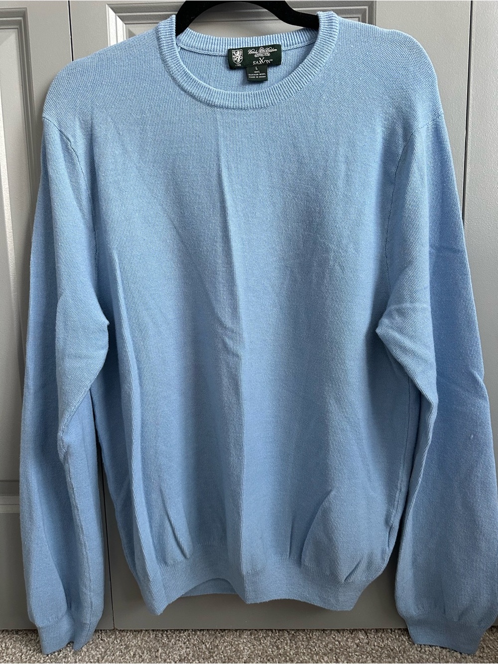 Brooks Brothers Light Blue Crewneck Sweater